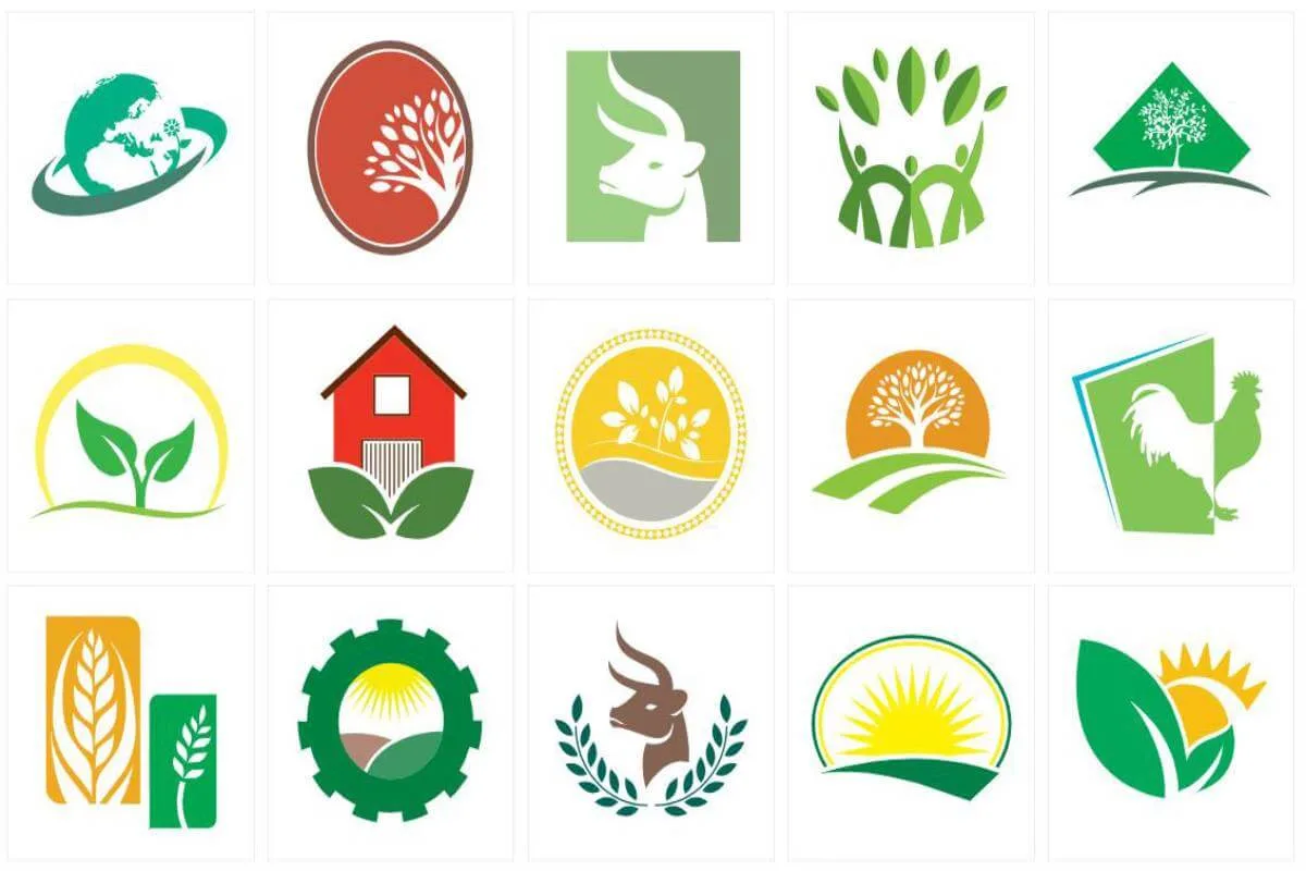 Hình ảnh thiết kế logo sản phẩm nông nghiệp